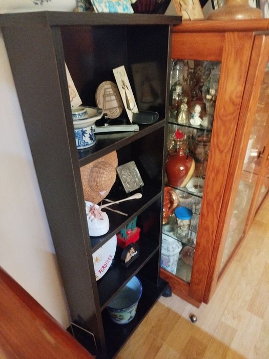 Vendo estante madeira preta