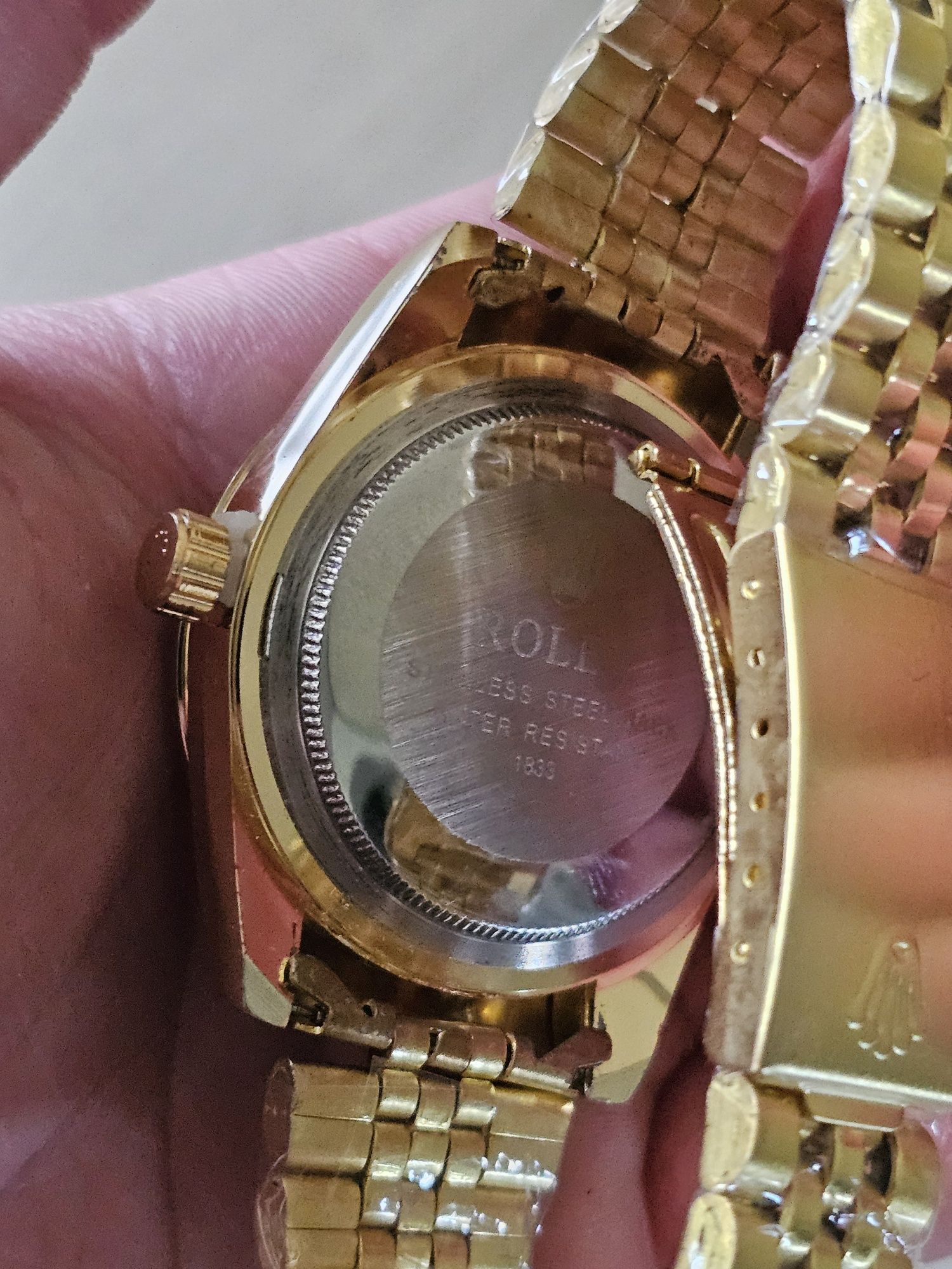 nowy zegarek męski Rolex złoty