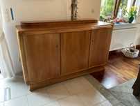 Komoda z litego drewna Art Deco