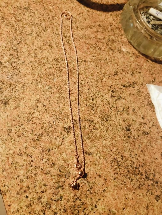 Serce naszyjnik złoto 585 serduszko