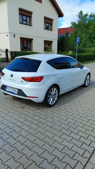 SEAT LEON FR LIFT 2.0 tdi Biała Perła Virtual Cocpit Radar Ful Led