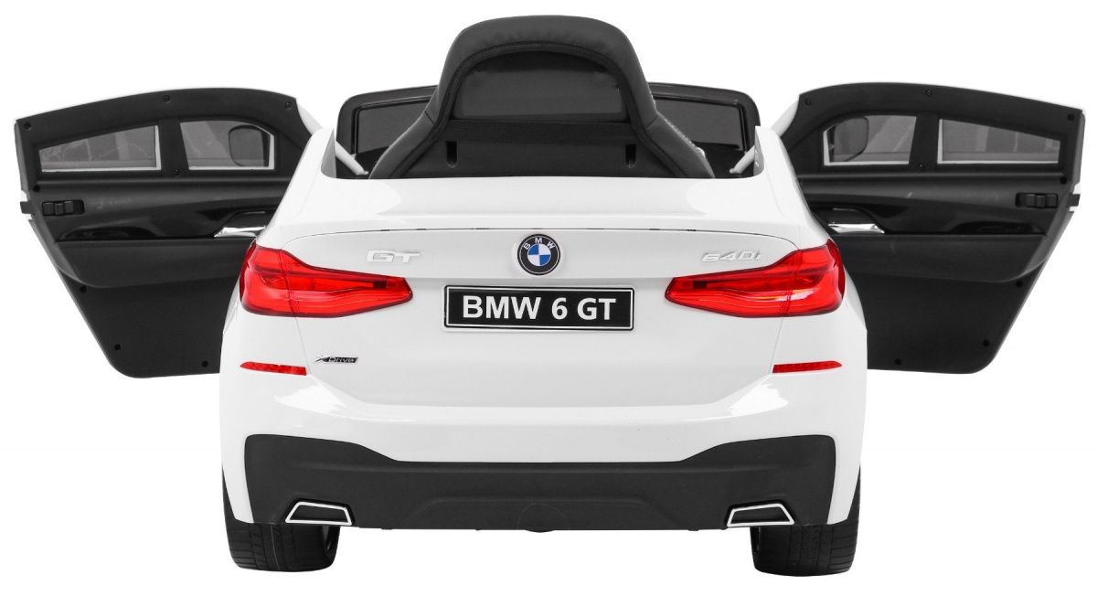Auto pojazd samochód na akumulator dla dzieci BMW 6 GT Biały