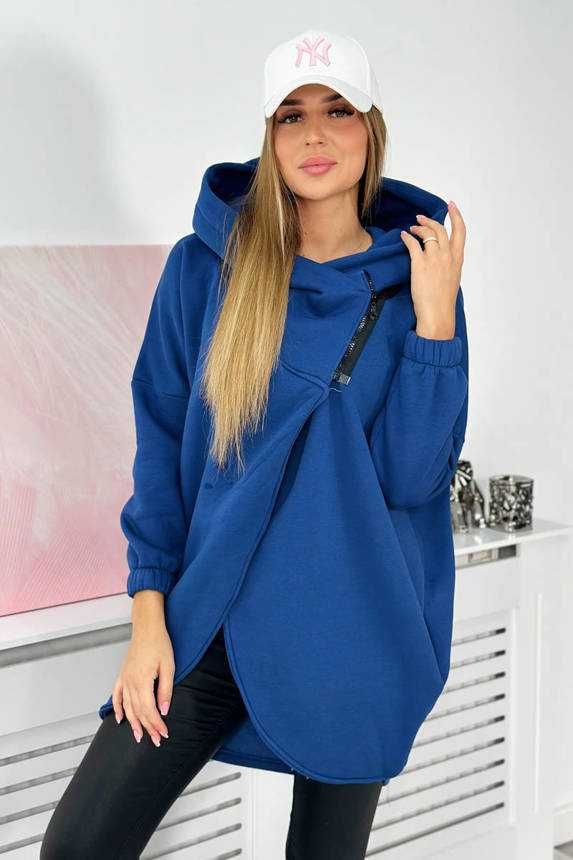 Ciepłe bluzy oversize podszyte polarem < 3