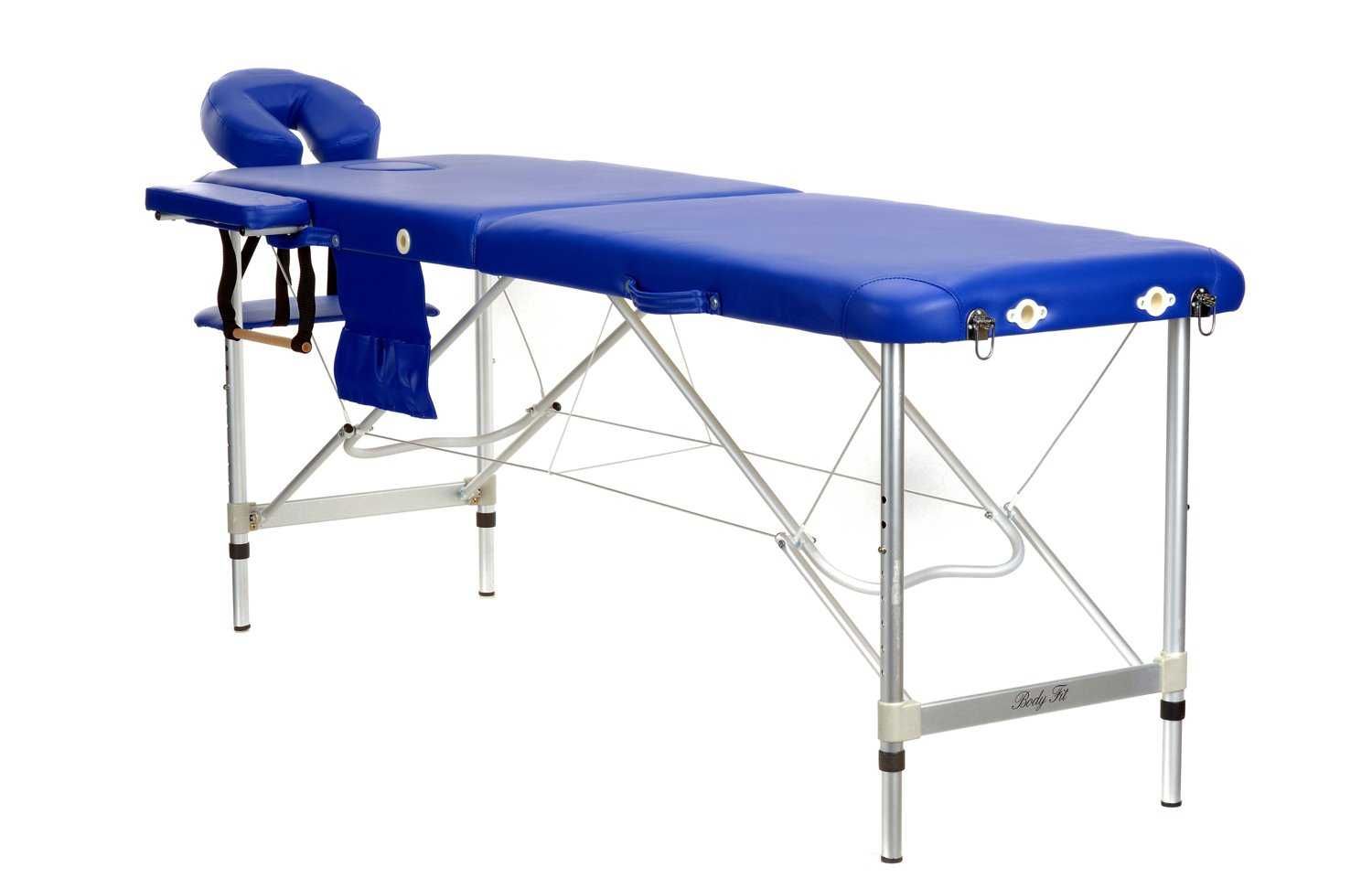 Stół, łóżko do masażu 2-segmentowe aluminiowe