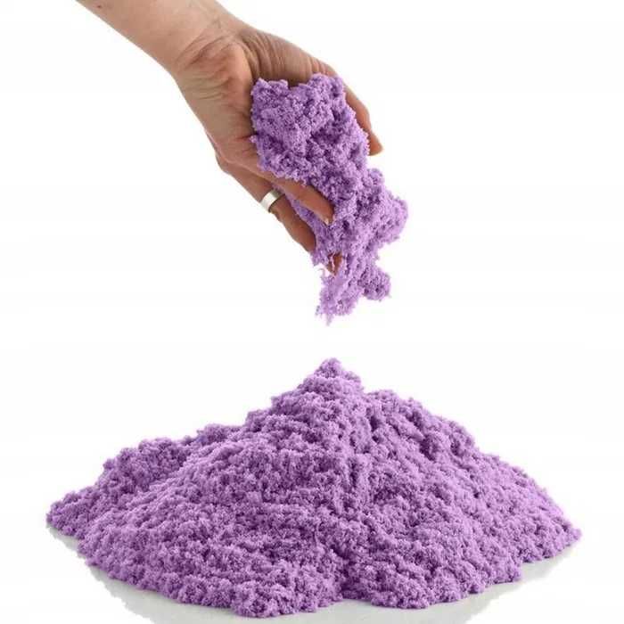 PIASEK KINETYCZNY DLA DZIECI 3kg Basen Łopatka Foremki Piaskownica