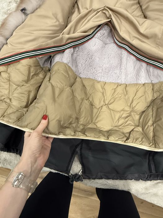 Парка Куртка з натуральним хутром пісец + кролик