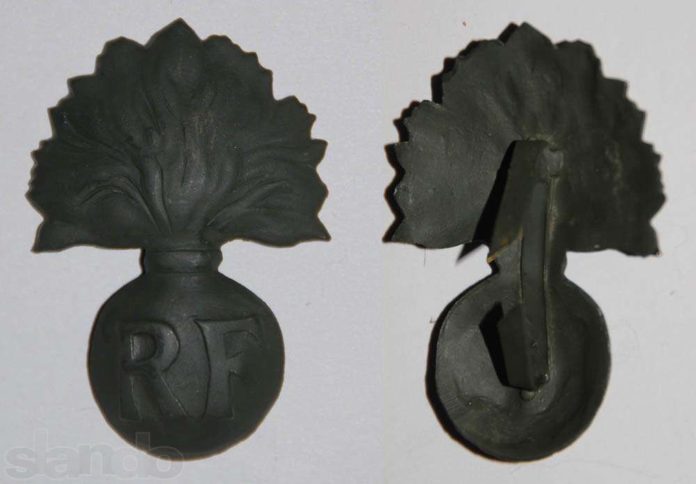 Кокарда гренада (каска шлем Адриан 1915 г.Франция)