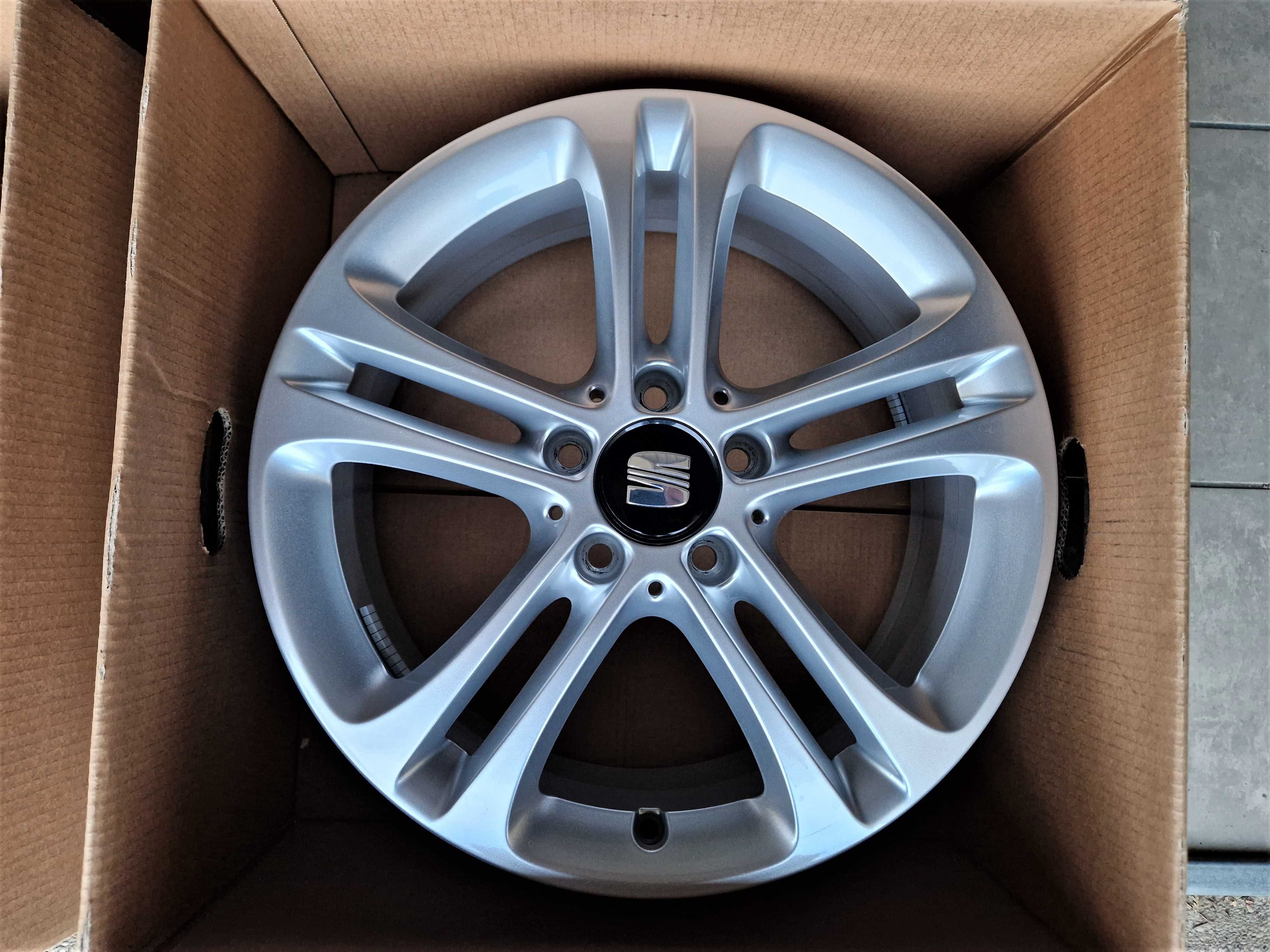 Alufelgi 17 5x112 Audi A3 A4 Q2 Q3 Seat Leon Exeo Altea Ateca 803#