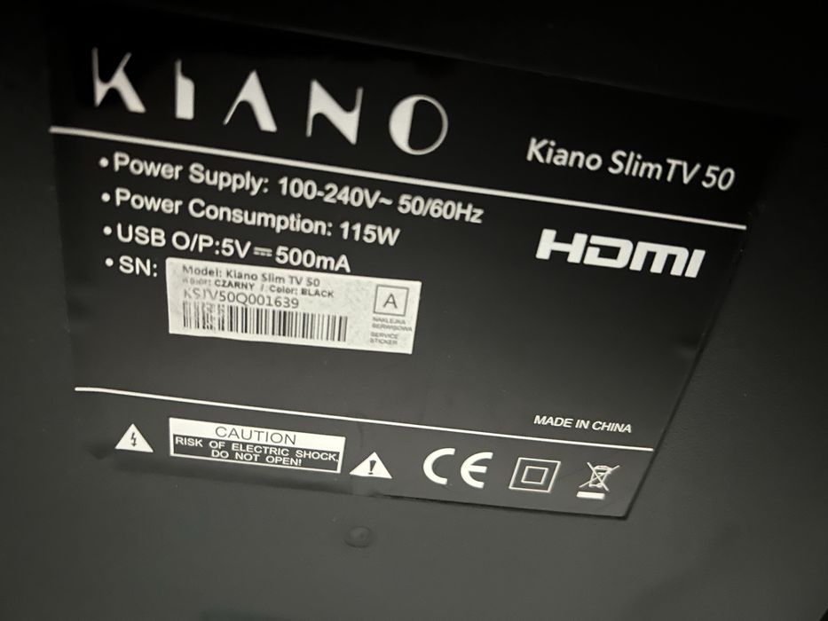 Telewizor Kiano Slim TV 50cali