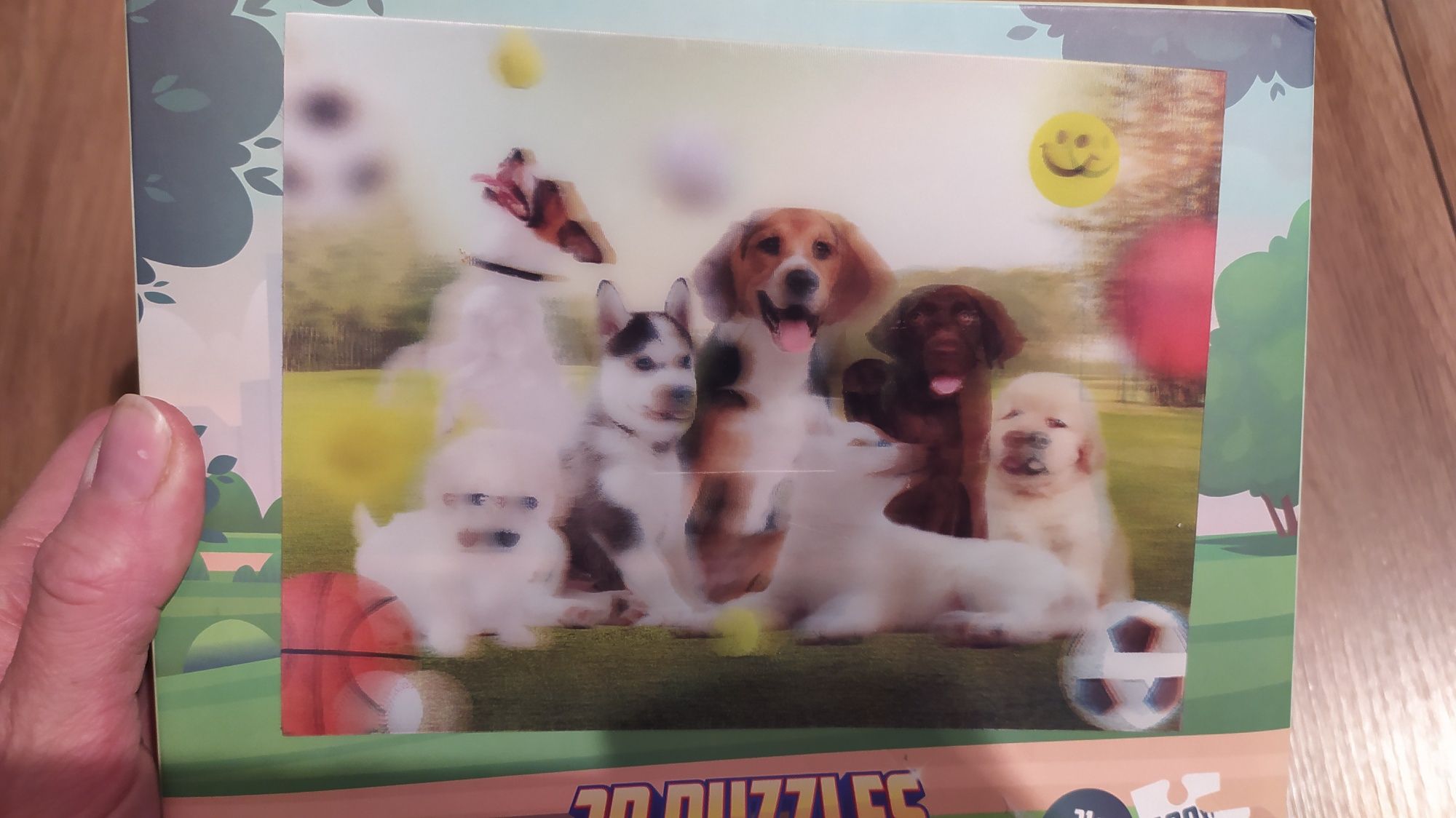 Puzzle 3D dogs 100szt