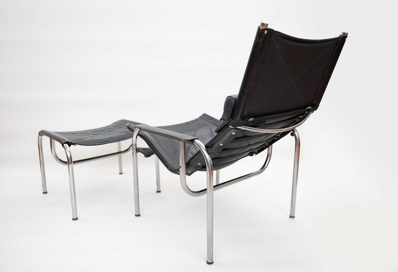 He1106 Lounge Chair design Hans Eichenberger dla Strässle, lata 1970