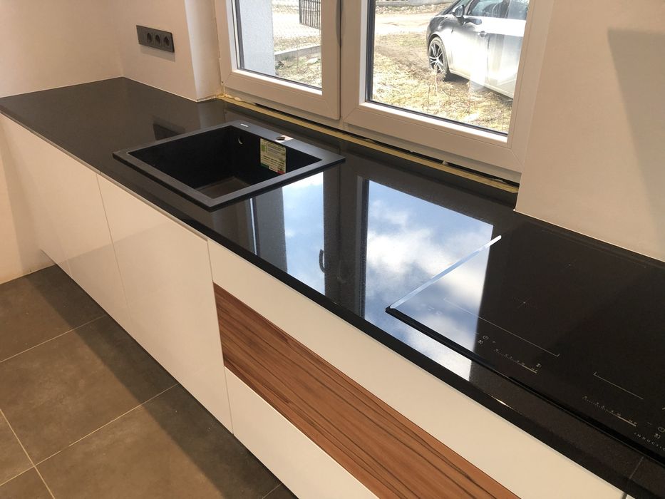 Blaty kuchenne schody parapety granit marmur konglomerat kwarcyt