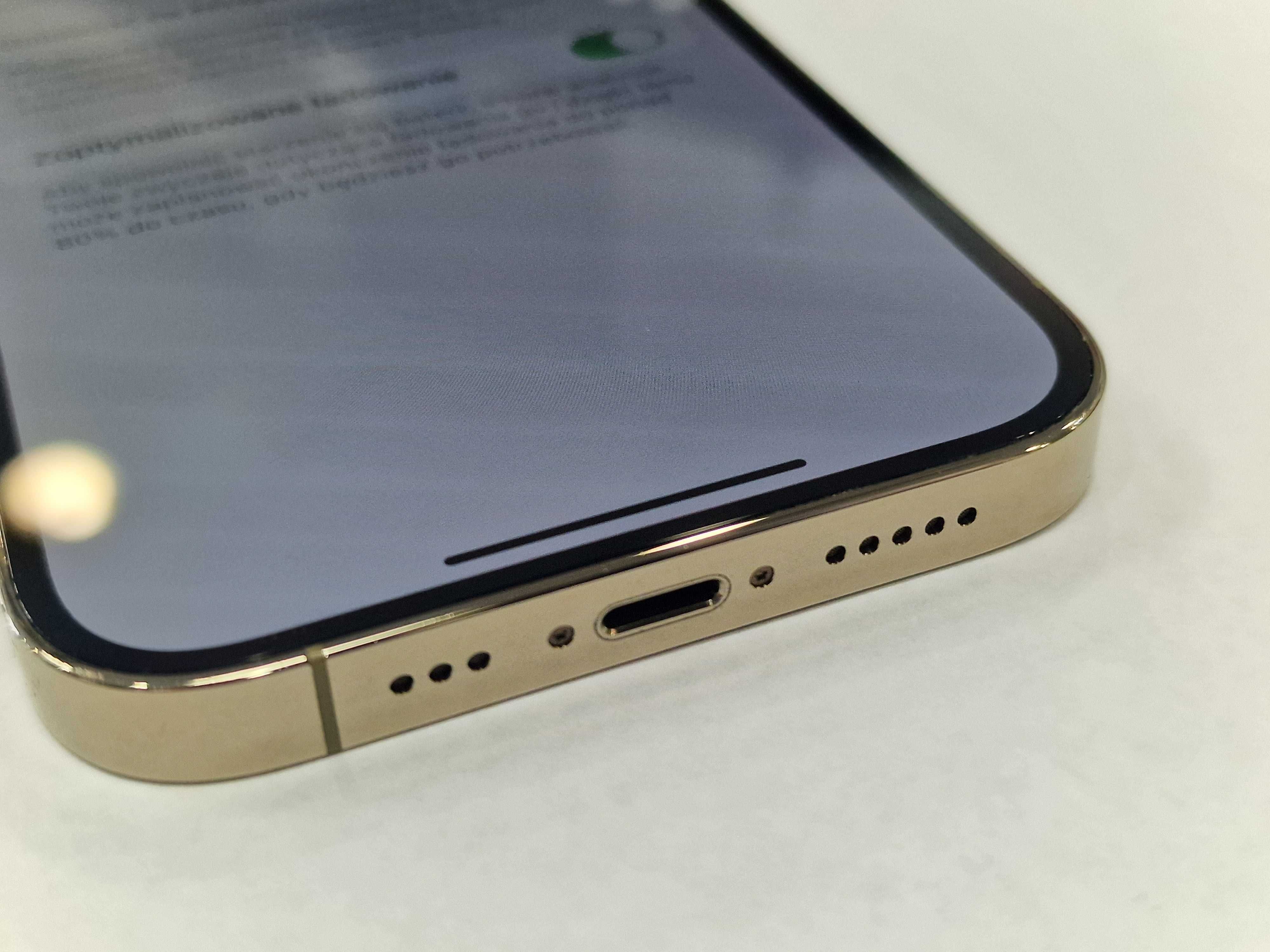 Iphone 14 PRO 128GB/ Gold/ Złoty/ BAT 85%/ Grade A- + ładowarka