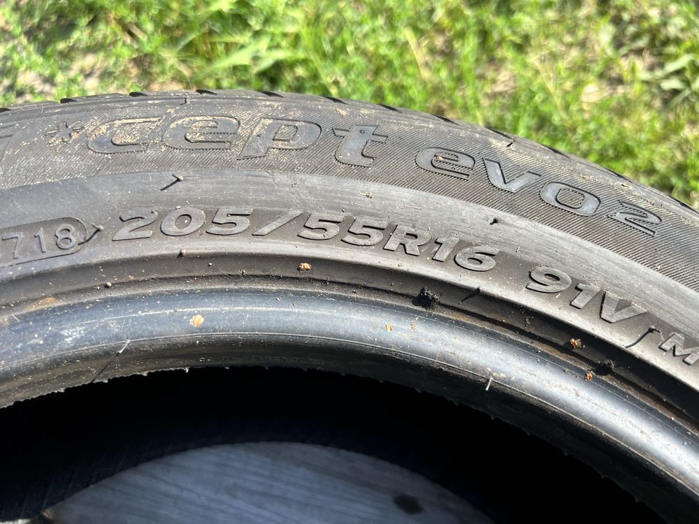 2xopona zimowa HANKOOK w rozmiarze 205/55 R16 Run Flat
