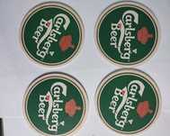 Podkładki, podstawki pod piwo Carlsberg 4szt