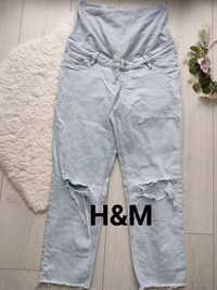 Spodnie ciążowe jeansy H&M M ciąża mama