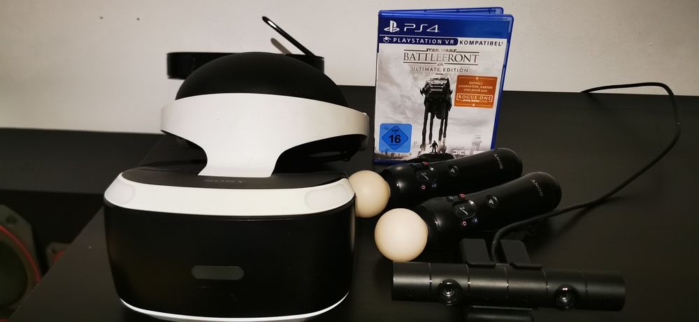 Okulary vr do ps4 pełny zestaw