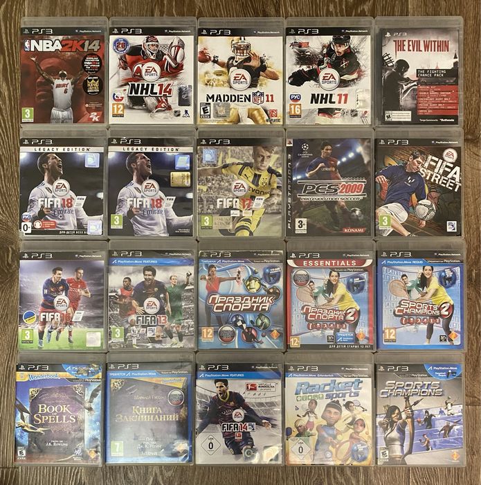 Диски Sony playstation 3 ps3 лицензия