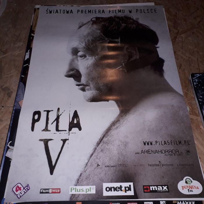 Plakat Filmowy Piła V , kinowy plakat, UNIKAT