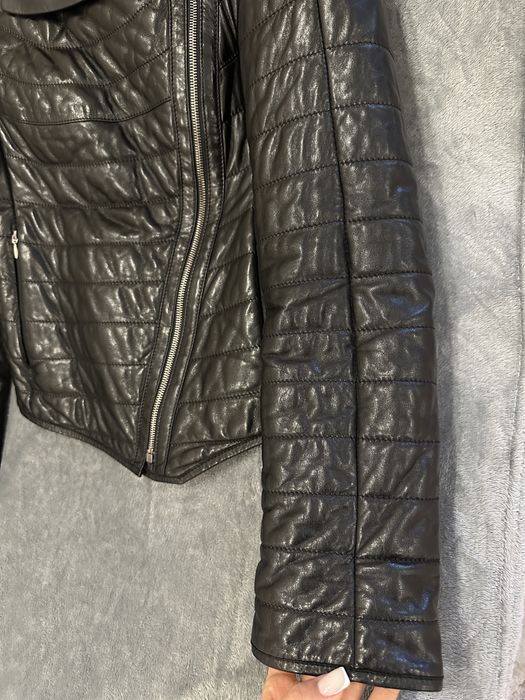 Жіноча шкіряна куртка , косуха шкіряна