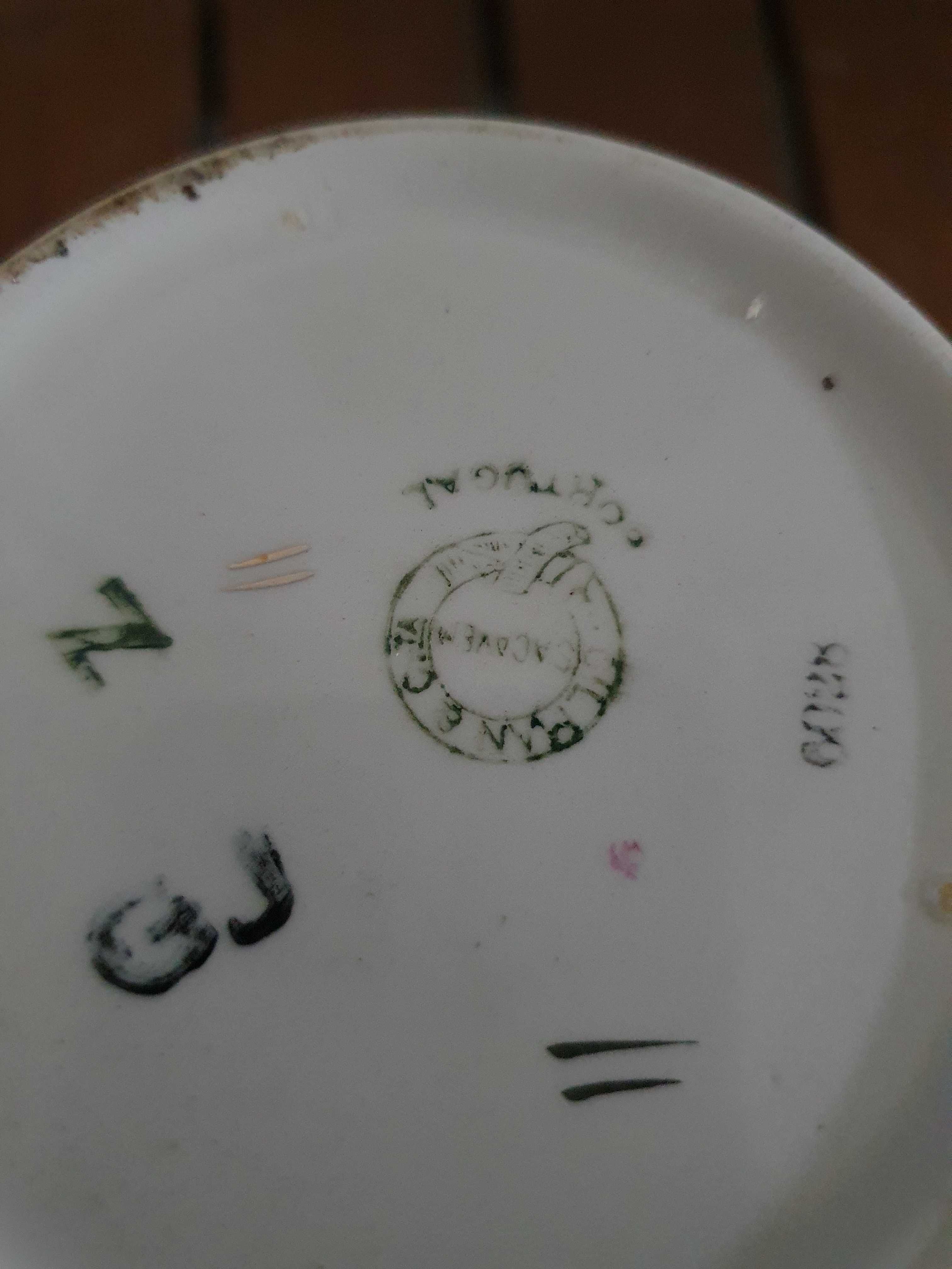 Loiça de sacavem porcelana açucareiro bon bons vintage