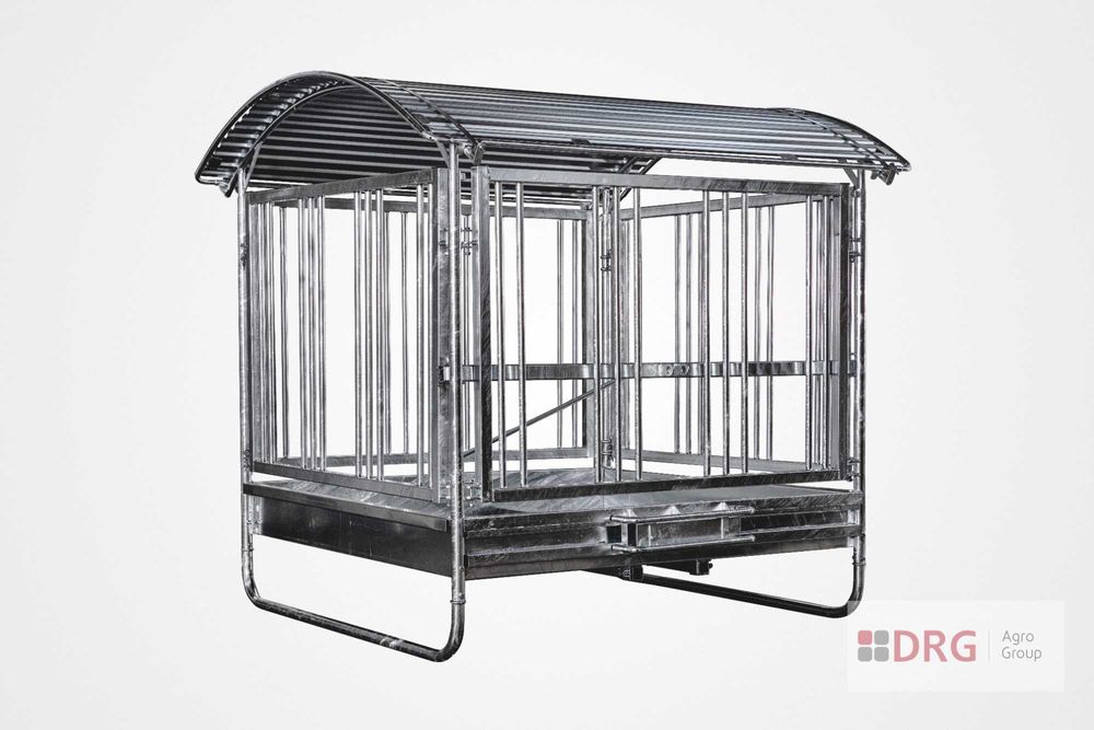 Paśnik łąkowy kwadratowy dla koni, palisadowy, zatrzaskowy dla bydła