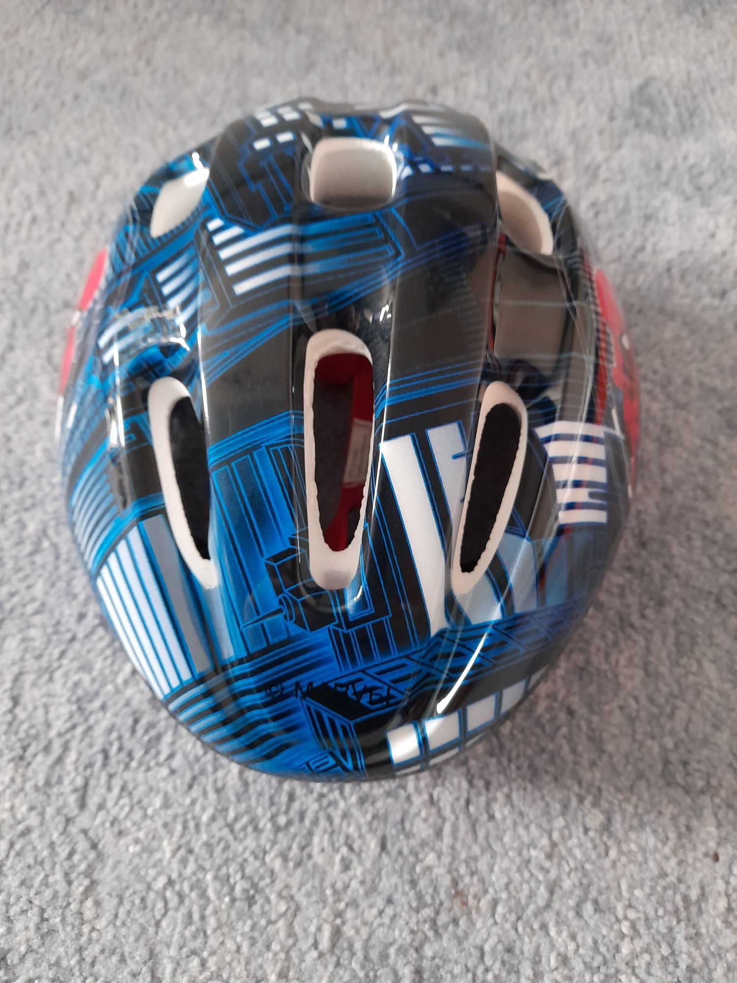 Spiderman kask rowerowy 52-56