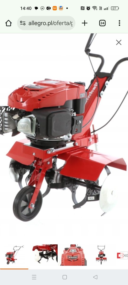 Okazja Glebogryzarka gleba spalinowa Einhell gc mt 2560ld