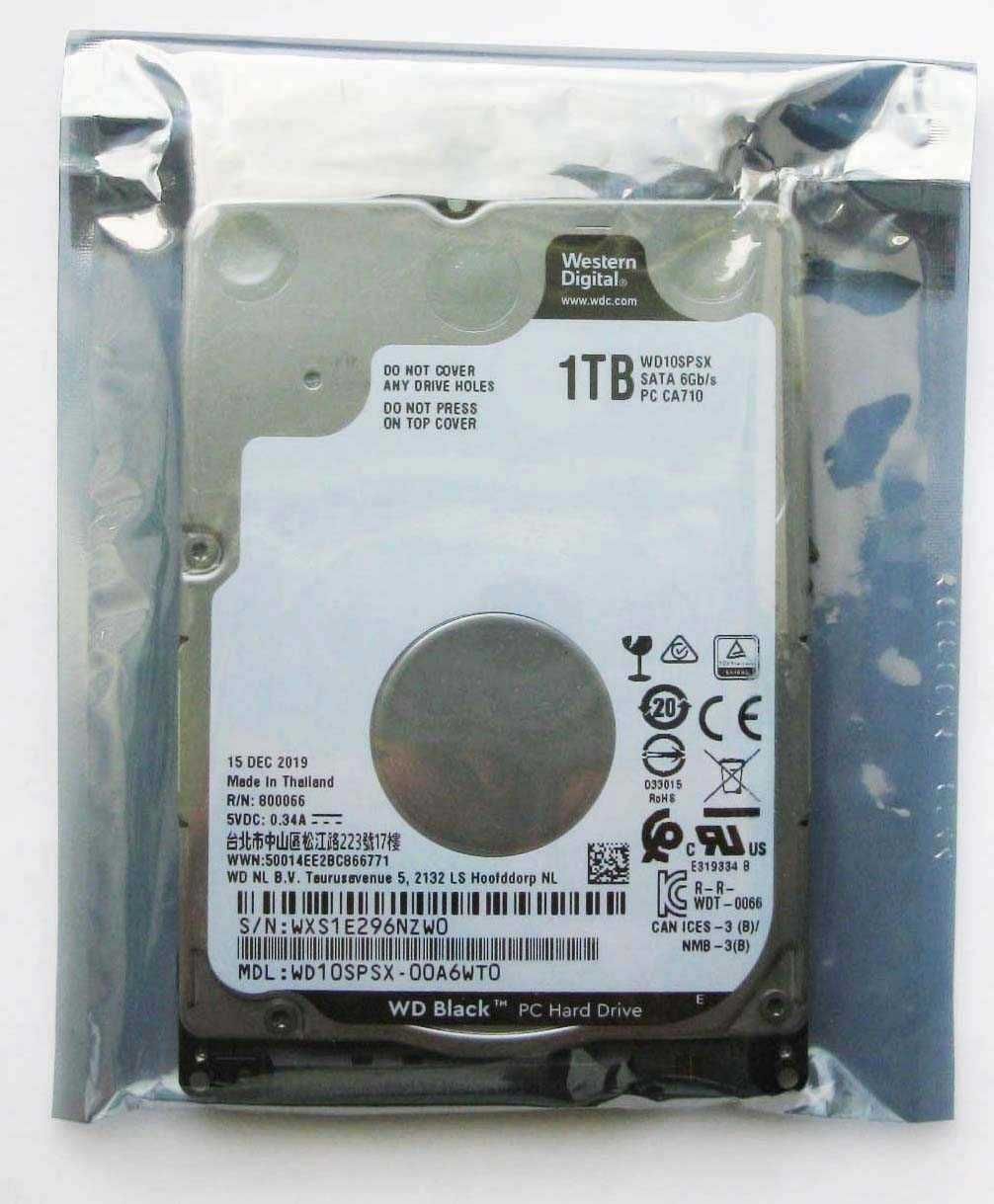 2.5 WD Black 1Tb 7200rpm SATA3 (Запечатан) для нoутбука