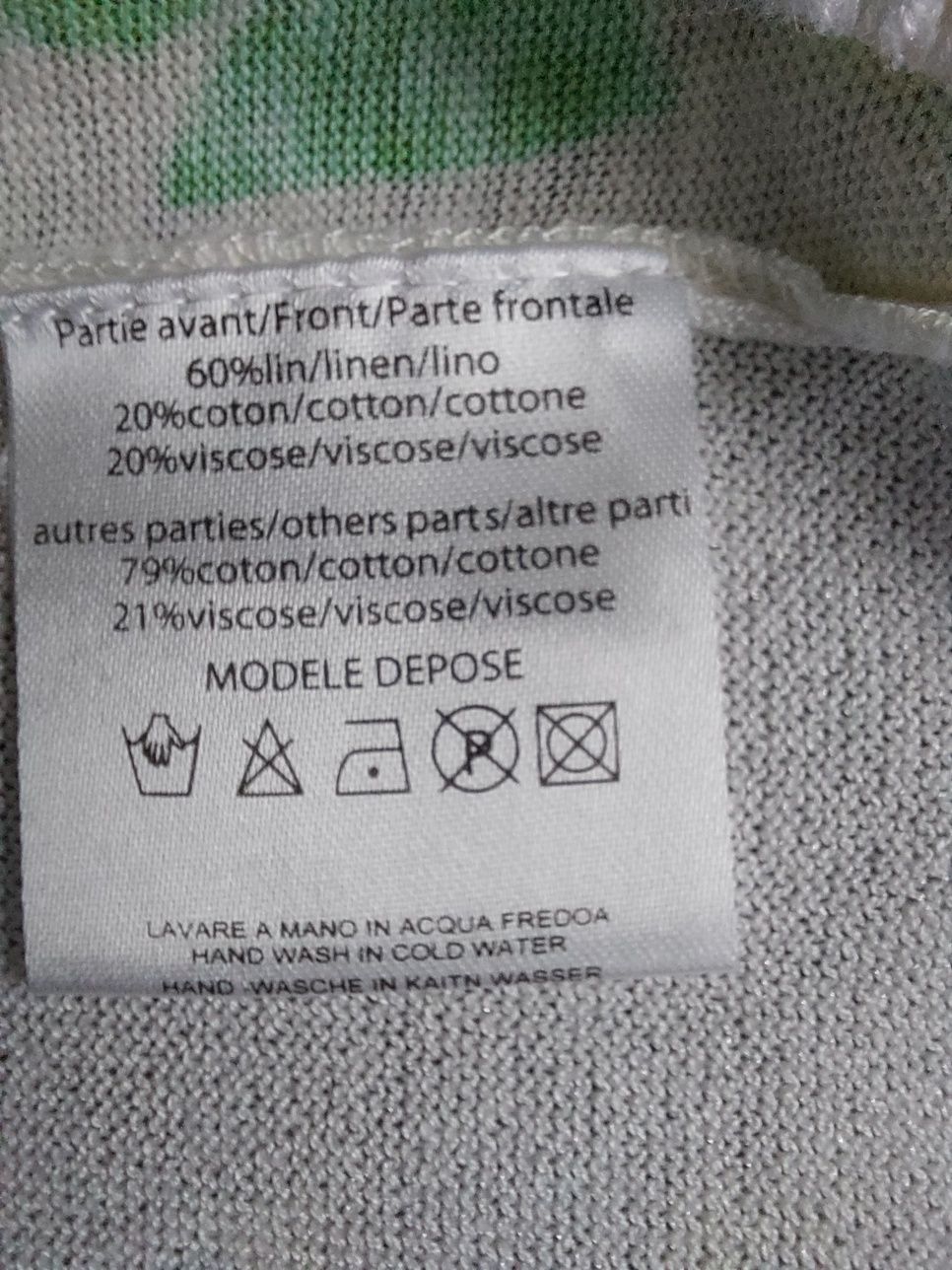 Kardigan 60% len 20% bawełna 20% wiskoza, roz. XL/XXL