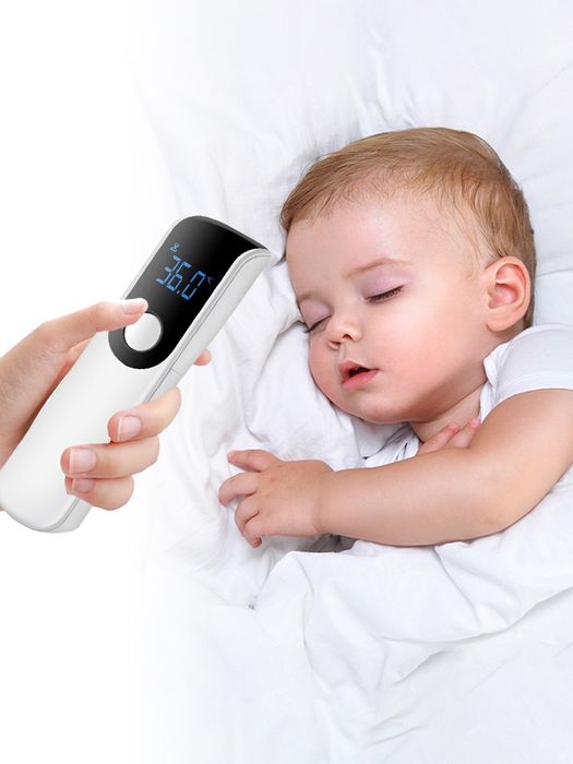 Profesjonalny termometr medyczny bezdotykowy na podczerwień LCD
