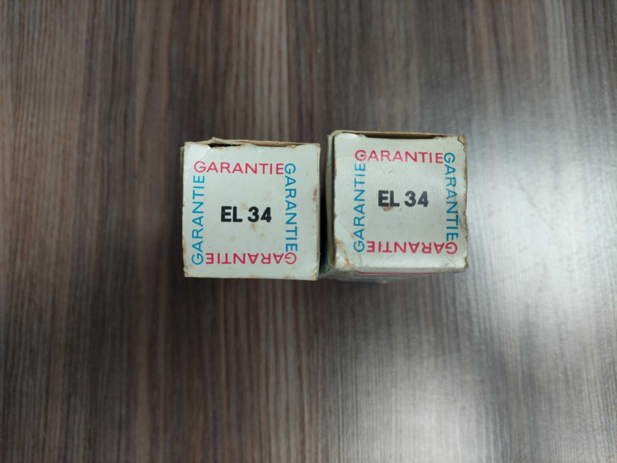 EL34 Lampa elektronowa RFT 2 sztuki