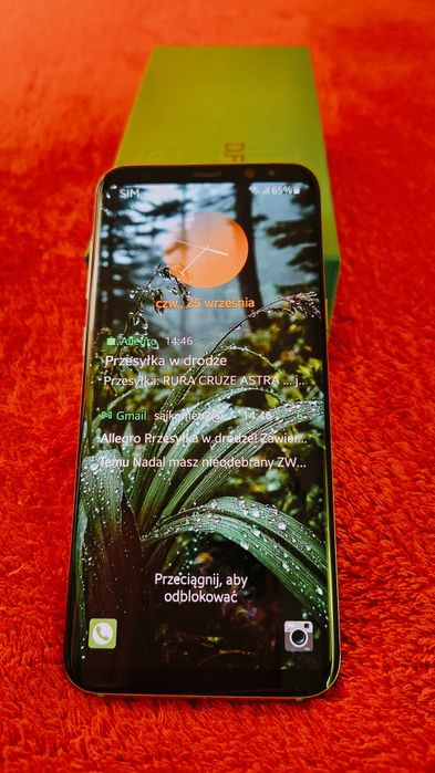 Smartfon Samsung Galaxy S8Plus Edge 4/64GB. st. B.D.
