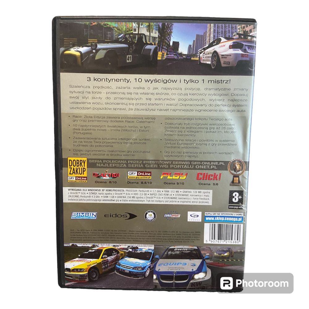 Gra PC Race The WTCC Game Złota Edycja vintage retro