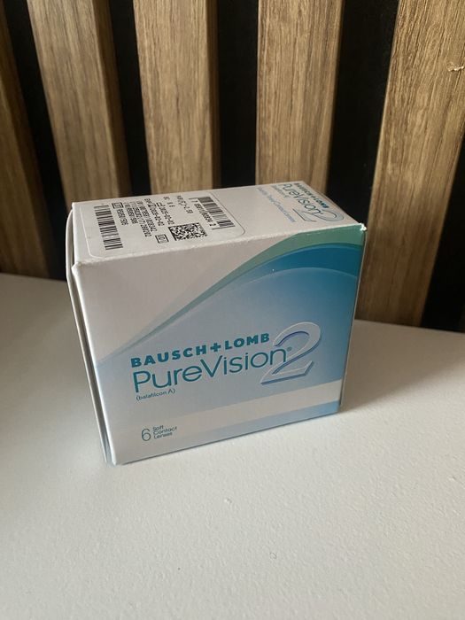 Soczewki kontaktowe dzień noc pure vision moc -2,5