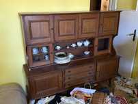 Kredens rustykalny z lat 70/80, retro cottage zachodnie vintage