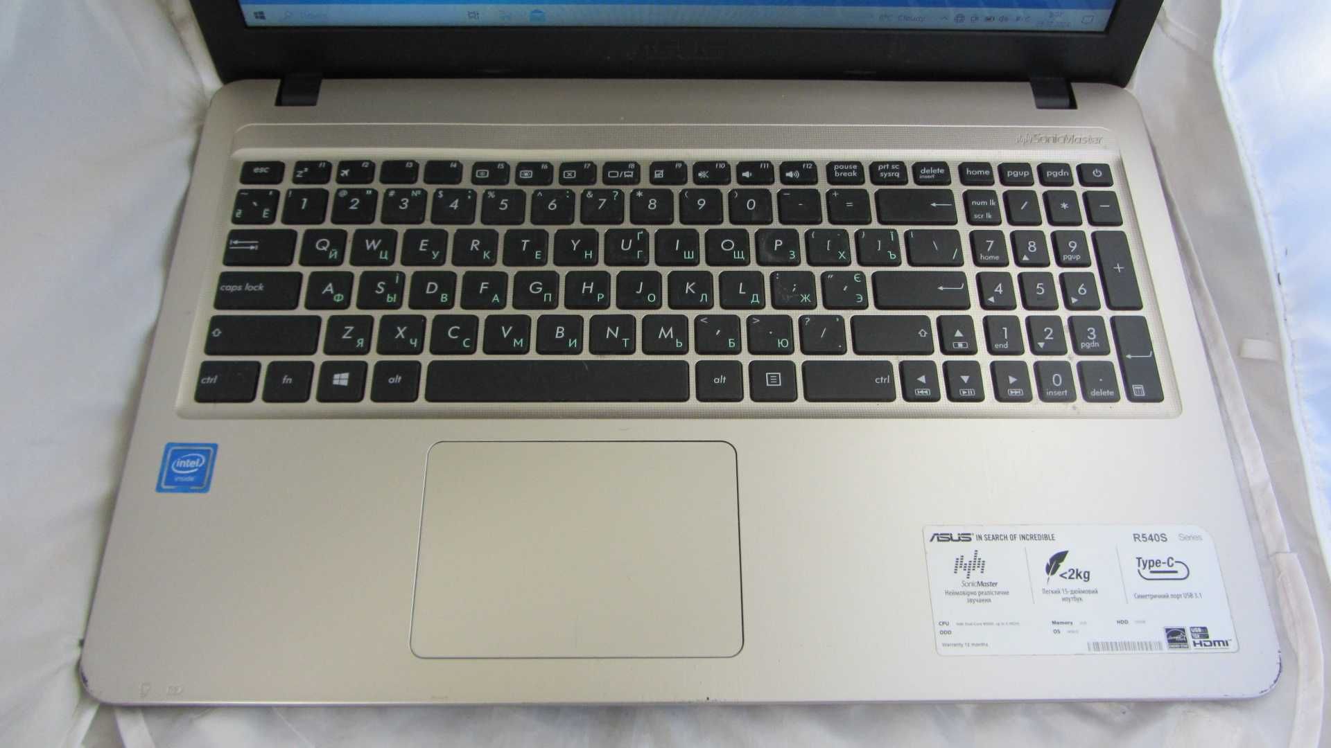 Ноутбук ASUS R540SA Inlel Celeron 2Gb/256Gb SSD