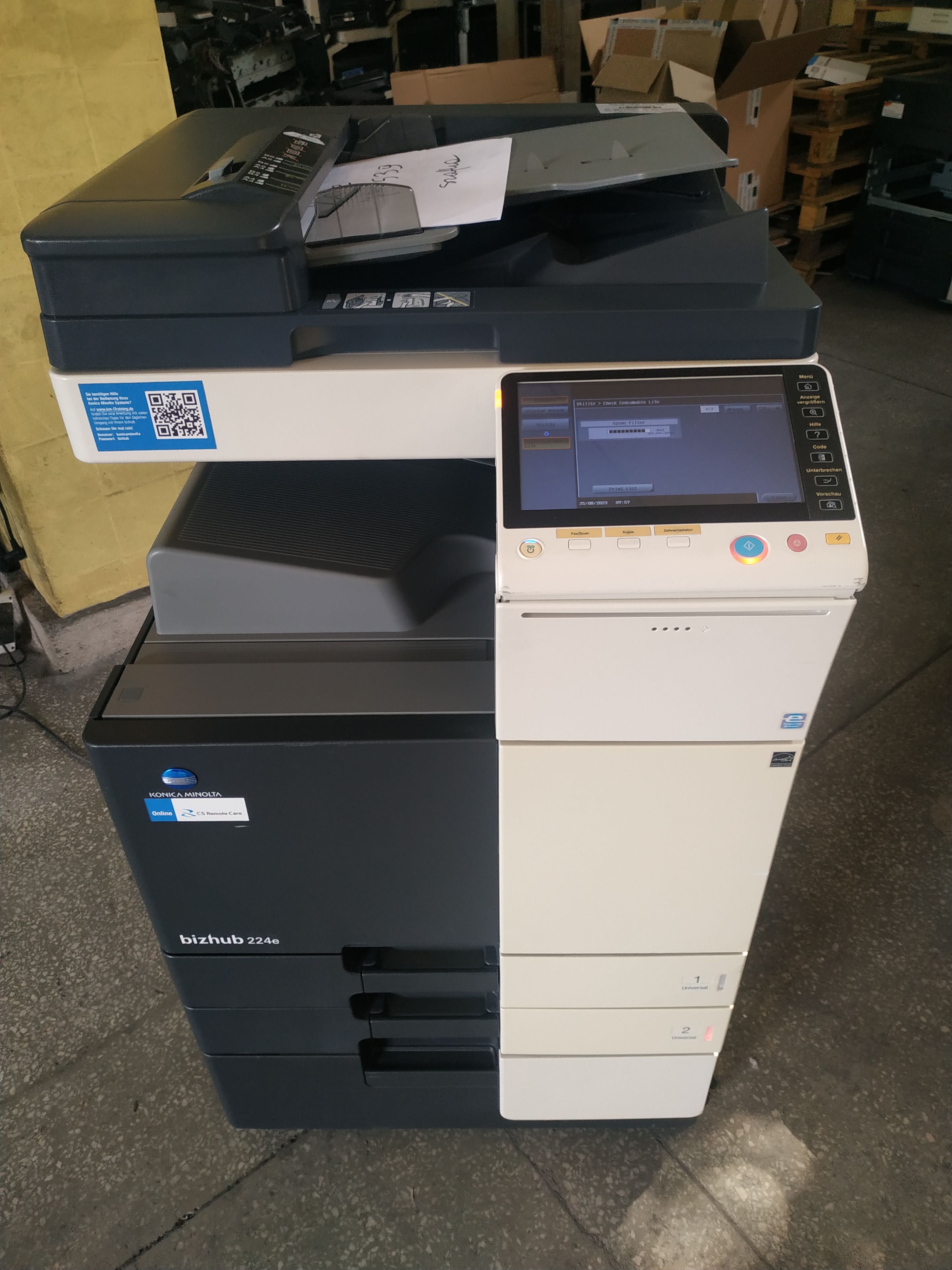 Dzierżawa Konica Minolta Bizhub 224e/284e/364e