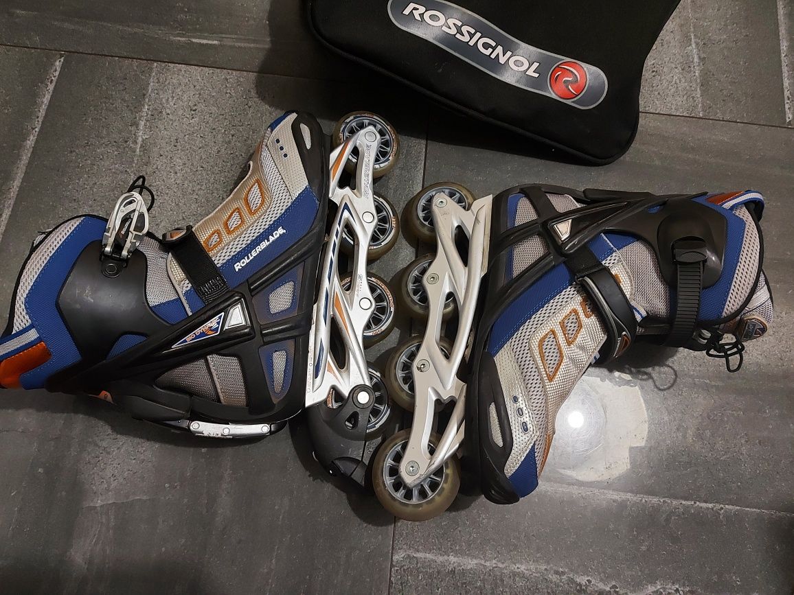 Rolki Rollerblade Astro 4 z pokrowcem. Rozmiar 44,5