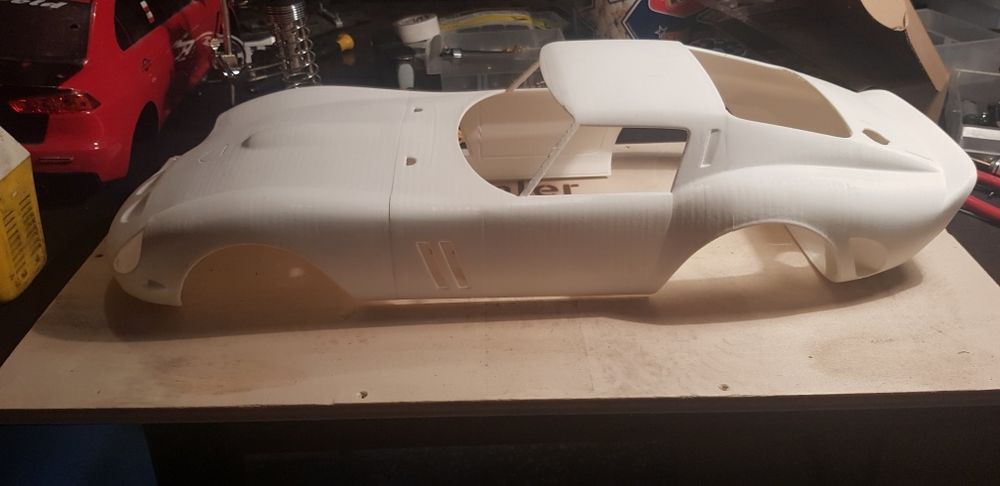 Rc karoseria 1:10 ferrari 250gto drift onroad