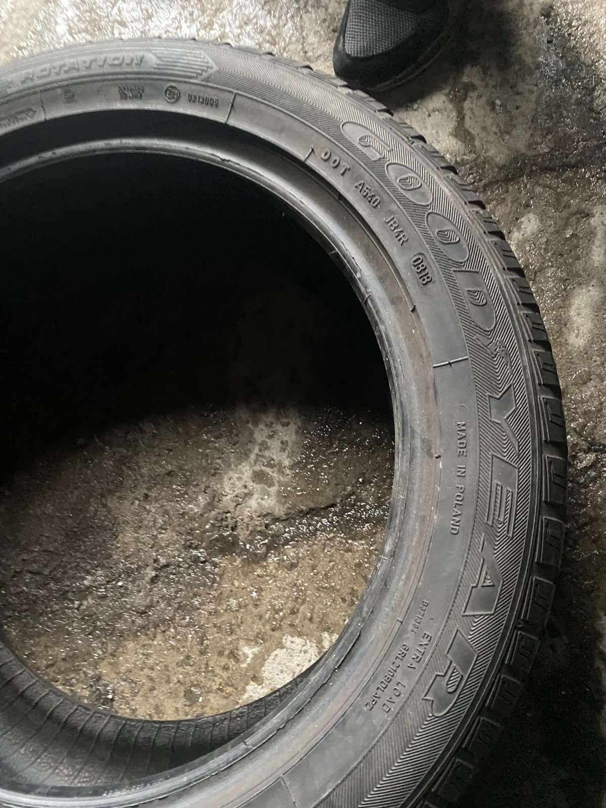 225.50.17 GoodYear 4шт БУ склад шины резина из Европы всесезон 50 R17