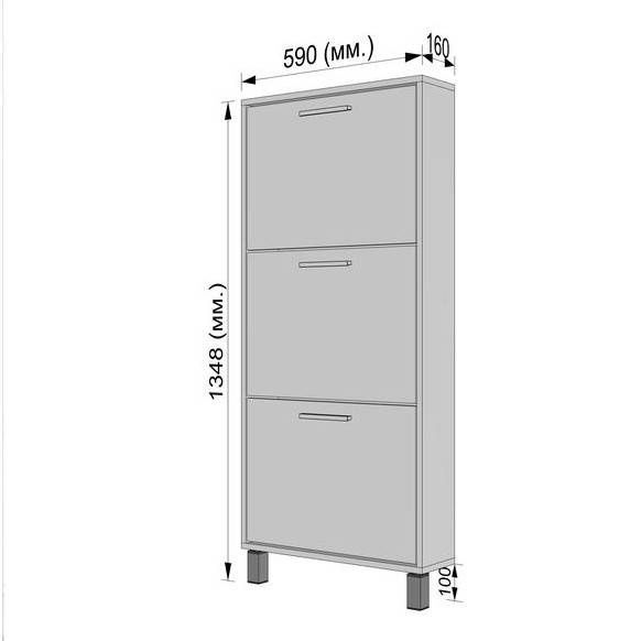 Тумба для взуття‼️Бічна шафа у коридор Ламінована ДСП Широкий вибір
