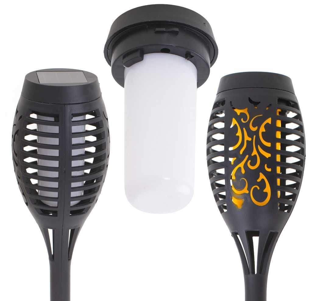 Lampy Solarne LED pochodnie 4 sztuki