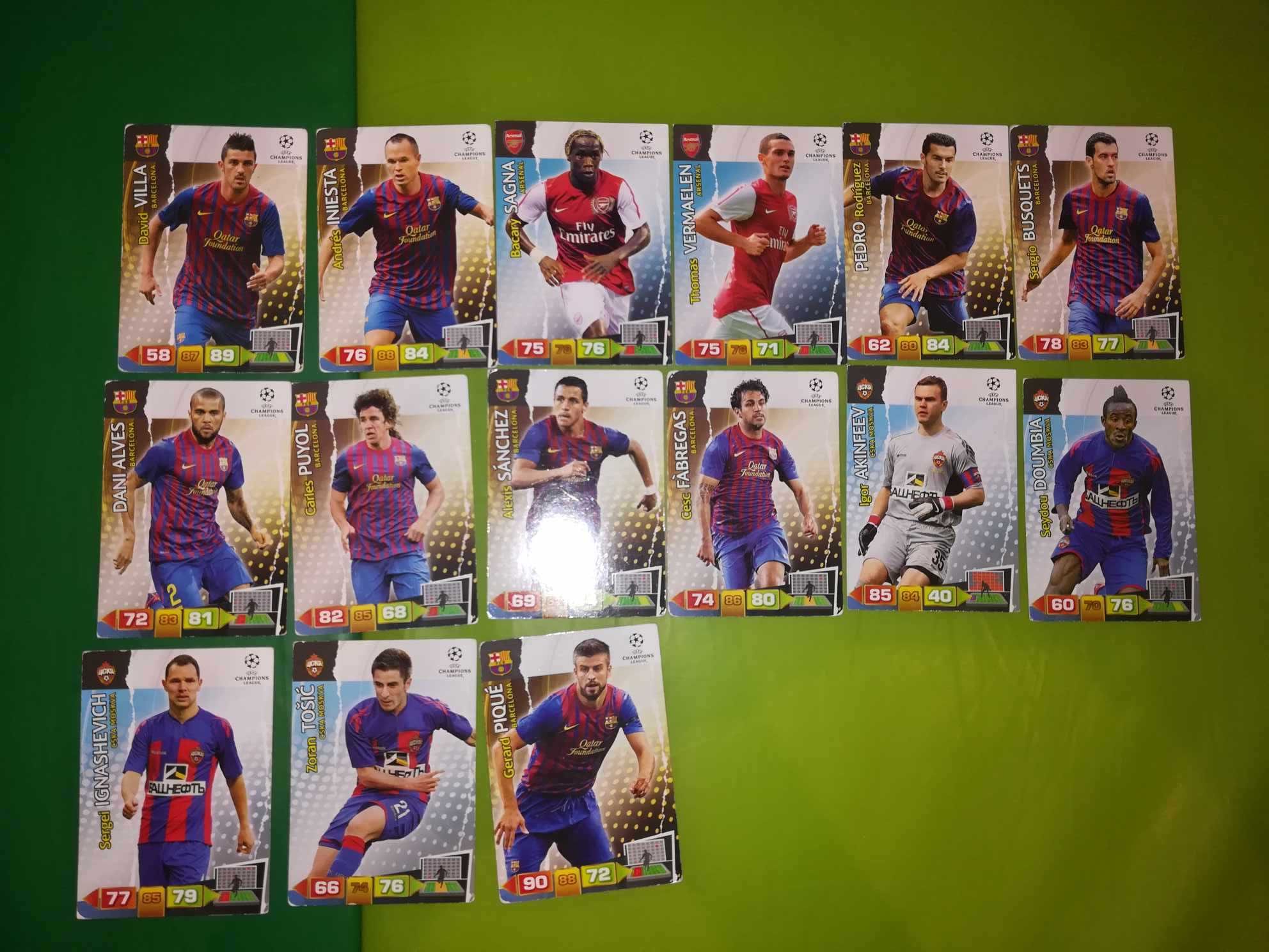 Karty piłkarskie Panini Champions League 11/12