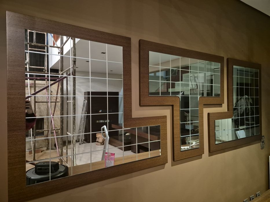 Conjunto 3 Espelhos Wengue design