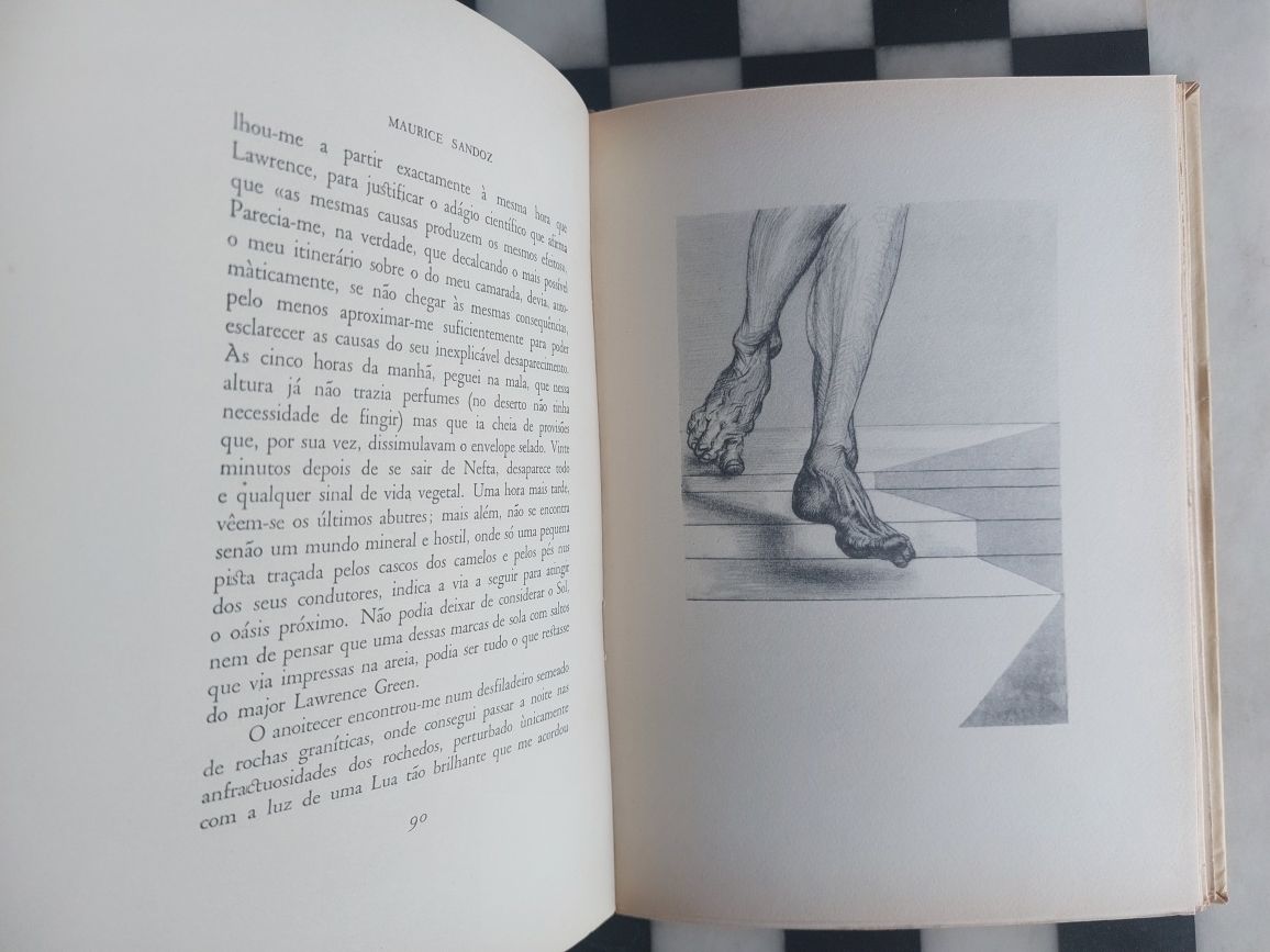 O limite de Maurice Sandoz com ilustrações de Salvador Dalí