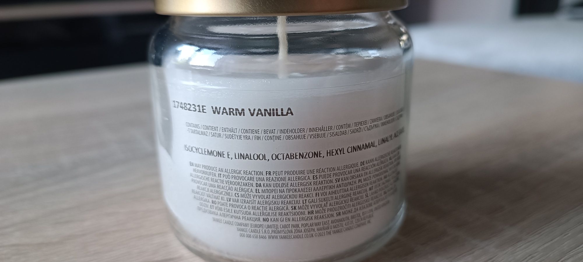 Yankee Candle świeca Warm Vanilla