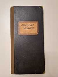 Książka kasowa 1929 rok antyk