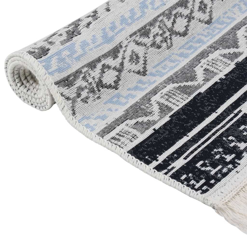 LOFT BOHO Dywan bawełniany szary 80 x 150, 100% bawełna, nowoczesny