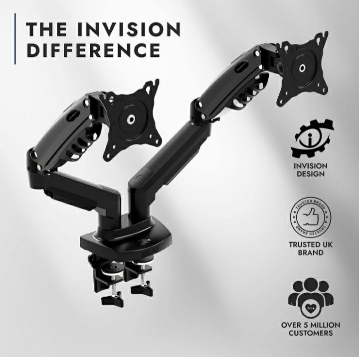 Uchwyt stojak na 2 monitory 19-32" Invision